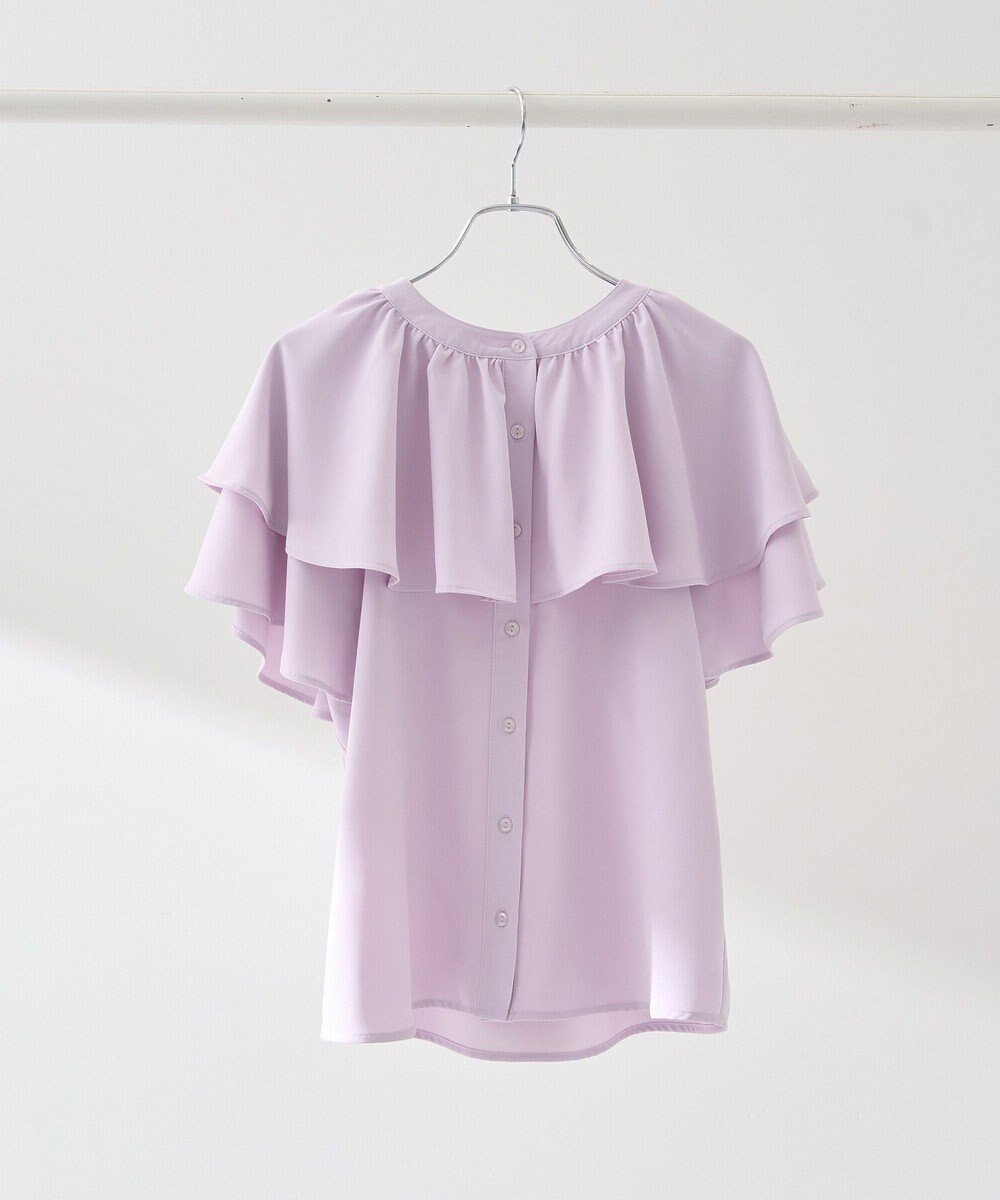 【アースミュージックアンドエコロジー/earth music&ecology】のケープブラウス インテリア・キッズ・メンズ・レディースファッション・服の通販 founy(ファニー) 　ファッション　Fashion　レディースファッション　WOMEN　トップス・カットソー　Tops/Tshirt　シャツ/ブラウス　Shirts/Blouses　NEW・新作・新着・新入荷　New Arrivals　おすすめ　Recommend　デニム　Denim　フィット　Fit　ボトム　Bottom　ポケット　Pocket　夏　Summer　春　Spring　S/S・春夏　Ss・Spring/Summer　Pink|ID: prp329100004559748 ipo3291000000032238205