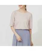 【エニィ スィス/any SiS】の【接触冷感・UVカット・洗える】ハイストレッチスムースタックスリーブ カットソー アイボリーベージュ|ID: prp329100004559754 ipo3291000000034295416