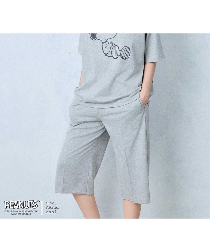 【ウンナナクール/une nana cool】の【綿混】やわらか天竺パジャマ PEANUTS × une nana cool インテリア・キッズ・メンズ・レディースファッション・服の通販 founy(ファニー) https://founy.com/ ファッション Fashion レディースファッション Fashion for Women パジャマ Pajamas, Sleepwear プリント Print, Printed Pattern ボトム Bottoms, Lower Wear ポケット Pocket, Pocket Detail 半袖 Short Sleeve, Half Sleeve おすすめ Recommended / Our Picks |ID: prp329100004559758 ipo3291000000032995333