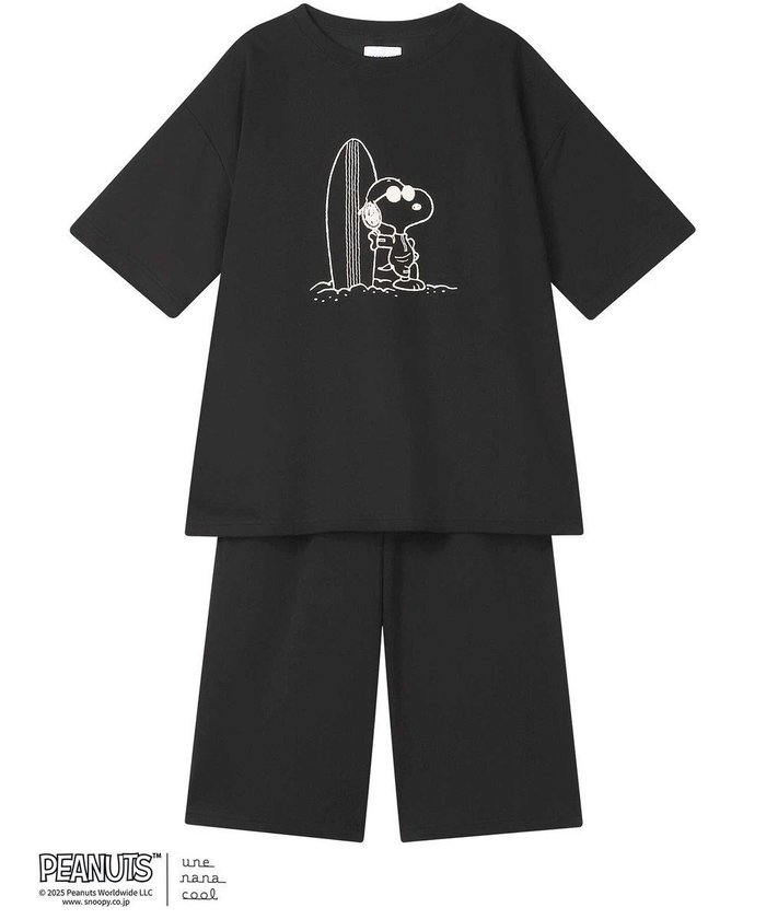 【ウンナナクール/une nana cool】の【綿混】やわらか天竺パジャマ PEANUTS × une nana cool インテリア・キッズ・メンズ・レディースファッション・服の通販 founy(ファニー) https://founy.com/ ファッション Fashion レディースファッション Fashion for Women なめらか Smooth, Silky Texture パジャマ Pajamas, Sleepwear プリント Print, Printed Pattern ボトム Bottoms, Lower Wear ポケット Pocket, Pocket Detail 半袖 Short Sleeve, Half Sleeve おすすめ Recommended / Our Picks |ID: prp329100004559760 ipo3291000000032238298