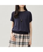 【自由区/JIYU-KU】の【接触冷感・UVケア・洗える】ドレーピーラグランスリーブ ニットソー ネイビー|ID: prp329100004559767 ipo3291000000032238355