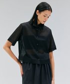 【ベイジ,/BEIGE,】の【洗える】MILANO / リネン混シアーポロカラーニット Black|ID: prp329100004559769 ipo3291000000032238370