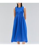 【ベイジ,/BEIGE,】の【洗える】MILANO / リネン混シアーニットAラインワンピース Blue|ID: prp329100004559773 ipo3291000000033376901