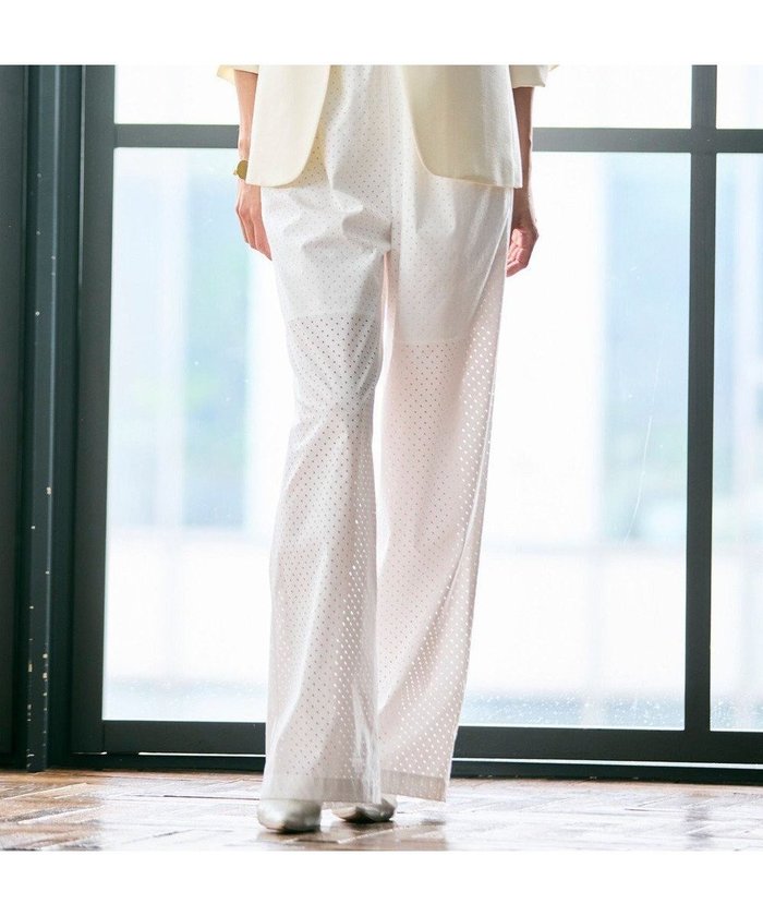 【ベイジ,/BEIGE,】の【洗える】PICCOLO / パンチングドットイージーワイドパンツ インテリア・キッズ・メンズ・レディースファッション・服の通販 founy(ファニー) https://founy.com/ ファッション Fashion レディースファッション Fashion for Women パンツ Pants & Trousers エアリー Airy Texture カーディガン Cardigan, Knitwear ギャザー Gathered, Ruffled タフタ Taffeta, Structured Fabric ドット Polka Dot, Dot Pattern ドレープ Drape, Draping Fabric リラックス Relax, Relaxed Fit ロング Long, Long-Length ワイド Wide, Wide Fit エレガント 上品 Elegant 夏 Summer 春 Spring S/S・春夏 SS, Spring/Summer, Warm Season 洗える Machine Washable |ID: prp329100004559775 ipo3291000000033376913