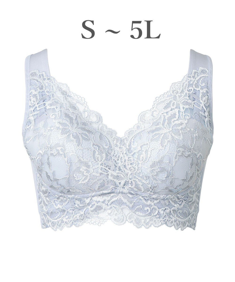 【ブラデリス ニューヨーク/BRADELIS New York】の【BRADELIS NewYork peace】ハートフルカップビューティフルブラ25 選べるデザイン ノンワイヤー 補整下着 補正 ブラジャー インテリア・キッズ・メンズ・レディースファッション・服の通販 founy(ファニー) 　ファッション　Fashion　レディースファッション　Fashion for Women　下着・ランジェリー　Lingerie & Intimates　アンダーウェア・ベースインナー・肌着　Underwear / Base Layer / Undergarments　アンダー　Underwear Essentials　エレガント 上品　Elegant　グラデーション　Gradient, Ombre　ショルダー　Shoulder, Shoulder Strap　スカラップ　Scallop, Scalloped Edge　ストレッチ　Stretch, Stretchy Fabric　透かし　Cut-Out, Lacework　タンク　Tank Top, Sleeveless Top　なめらか　Smooth, Silky Texture　パターン　Pattern, Design Print　フィット　Fit, Slim Fit　フラット　Flat, Flat Shoes　ブラジャー　Bra, Lingerie　メッシュ　Mesh, Net Fabric　ラップ　Wrap, Wrap Design　ループ　Loop, Loop Knit　レース　Lace, Lace Fabric　ワイヤー　Wire, Wired Bra　ワーク　Workwear, Utility Style　再入荷　Restock / Back in Stock　おすすめ　Recommended / Our Picks　アッシュブルー|ID: prp329100004559785 ipo3291000000032238443