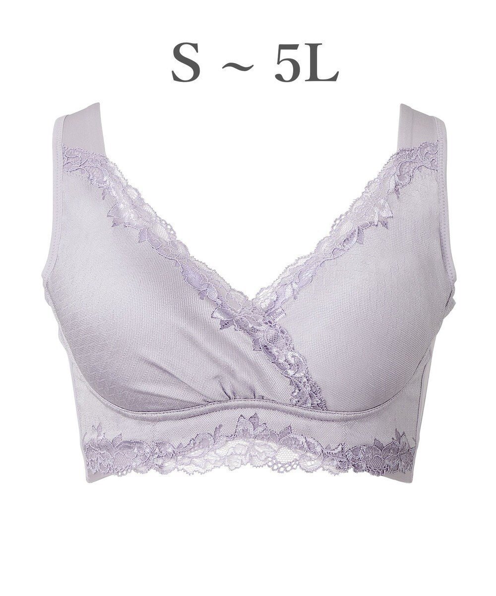 【ブラデリス ニューヨーク/BRADELIS New York】の【BRADELIS NewYork peace】ハートフルカップビューティフルブラ25 選べるデザイン ノンワイヤー 補整下着 補正 ブラジャー インテリア・キッズ・メンズ・レディースファッション・服の通販 founy(ファニー) 　ファッション　Fashion　レディースファッション　Fashion for Women　下着・ランジェリー　Lingerie & Intimates　アンダーウェア・ベースインナー・肌着　Underwear / Base Layer / Undergarments　アンダー　Underwear Essentials　エレガント 上品　Elegant　グラデーション　Gradient, Ombre　ショルダー　Shoulder, Shoulder Strap　スカラップ　Scallop, Scalloped Edge　ストレッチ　Stretch, Stretchy Fabric　透かし　Cut-Out, Lacework　タンク　Tank Top, Sleeveless Top　なめらか　Smooth, Silky Texture　パターン　Pattern, Design Print　フィット　Fit, Slim Fit　フラット　Flat, Flat Shoes　ブラジャー　Bra, Lingerie　メッシュ　Mesh, Net Fabric　ラップ　Wrap, Wrap Design　ループ　Loop, Loop Knit　レース　Lace, Lace Fabric　ワイヤー　Wire, Wired Bra　ワーク　Workwear, Utility Style　再入荷　Restock / Back in Stock　おすすめ　Recommended / Our Picks　ペールラベンダー|ID: prp329100004559785 ipo3291000000032238449