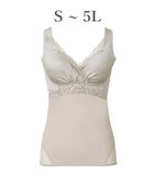 【ブラデリス ニューヨーク/BRADELIS New York】の【BRADELIS NewYork peace】 ハートフルカップビューティフルブラキャミソール25 ブラデリス ノンワイヤー 補整下着 補正 シェイパー カップ付き ブラトップ ブラキャミ シアーグレージュ|ID: prp329100004559792 ipo3291000000032238488