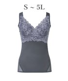 【ブラデリス ニューヨーク/BRADELIS New York】の【BRADELIS NewYork peace】 ハートフルカップビューティフルブラキャミソール25 ブラデリス ノンワイヤー 補整下着 補正 シェイパー カップ付き ブラトップ ブラキャミ ロイヤルグレー|ID: prp329100004559792 ipo3291000000032238490