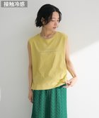 【グリーンパークス/Green Parks】のノースリーブ筆記体ロゴプルオーバー Lime Green|ID: prp329100004559797 ipo3291000000032238524