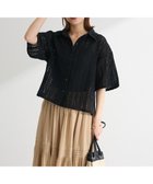 【グリーンパークス/Green Parks】のインド綿 衿付きレースシャツ Black|ID: prp329100004559805 ipo3291000000032238569