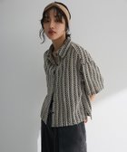 【グリーンパークス/Green Parks】のインド綿 衿付きレースシャツ Stripe|ID: prp329100004559805 ipo3291000000032238572
