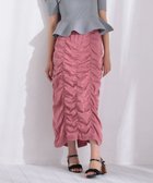 【グリーンパークス/Green Parks】の・SUGAR SPOON 配色stギャザースカート Pink|ID: prp329100004559811 ipo3291000000032726976