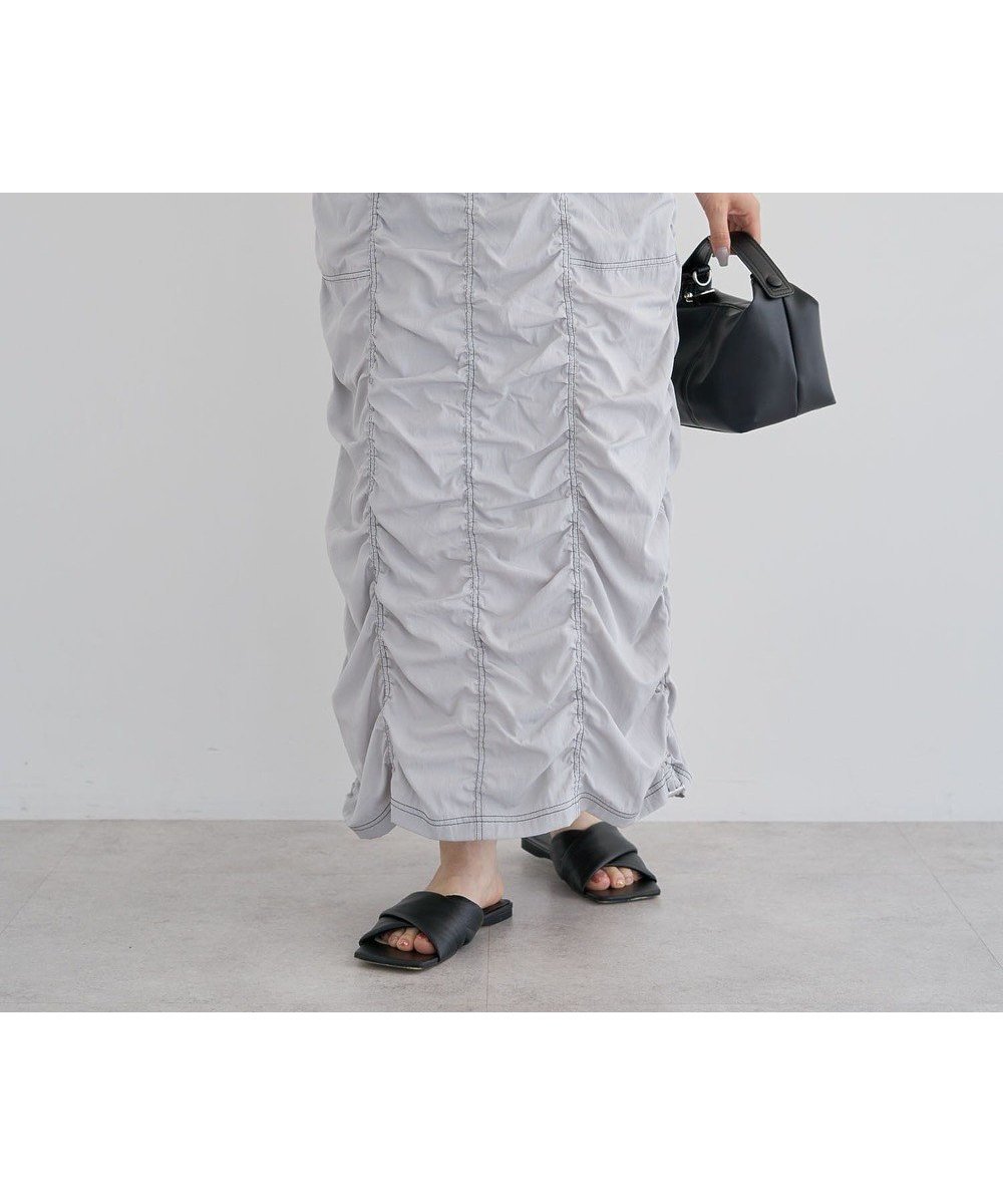 【グリーンパークス/Green Parks】の・SUGAR SPOON 配色stギャザースカート インテリア・キッズ・メンズ・レディースファッション・服の通販 founy(ファニー) ファッション Fashion レディースファッション Fashion for Women スカート Skirts おすすめ Recommended / Our Picks ギャザー Gathered, Ruffled シンプル Simple, Minimal ポケット Pocket, Pocket Detail 夏 Summer 春 Spring S/S・春夏 SS, Spring/Summer, Warm Season Gray|ID: prp329100004559811 ipo3291000000033632581