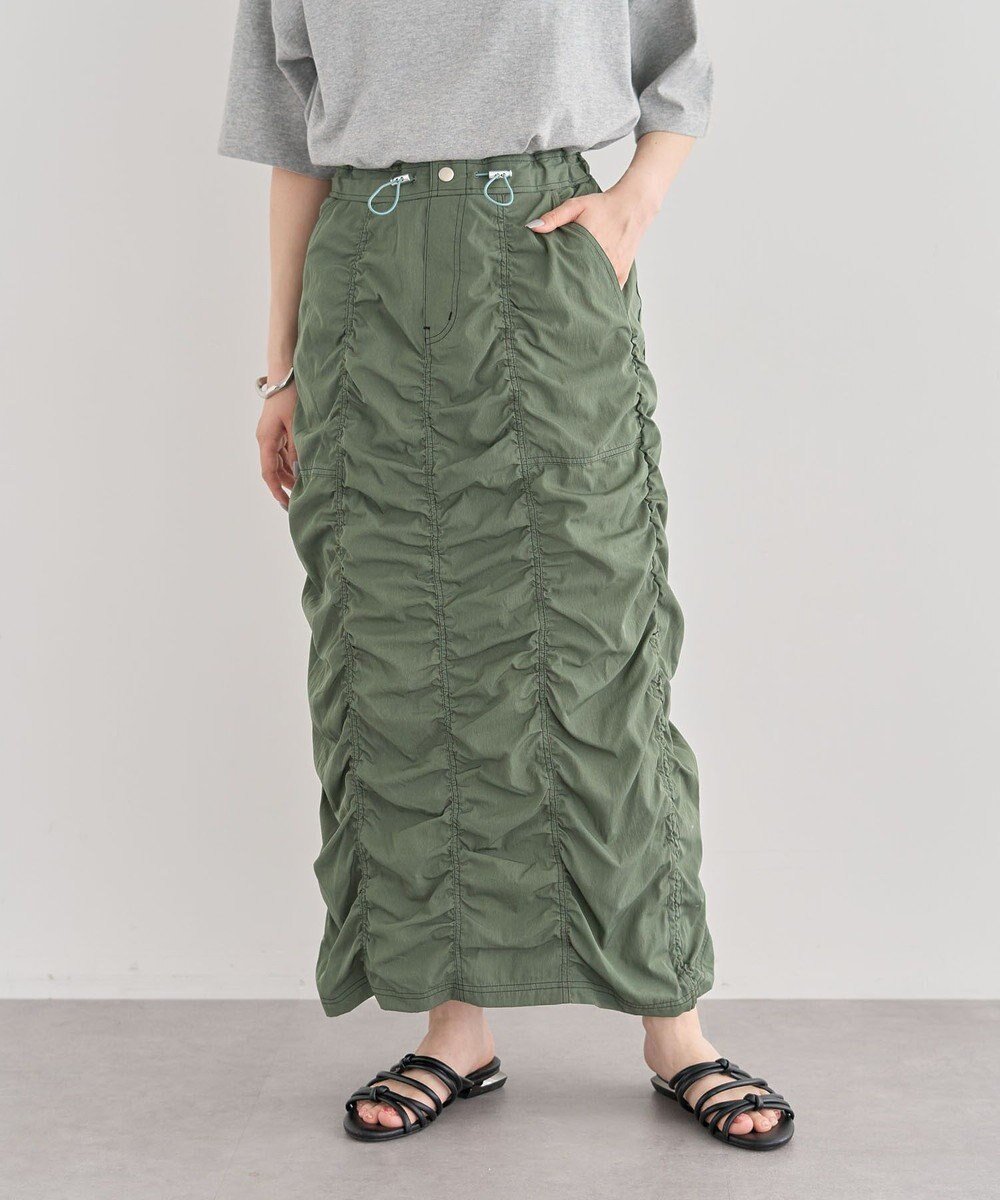 【グリーンパークス/Green Parks】の・SUGAR SPOON 配色stギャザースカート インテリア・キッズ・メンズ・レディースファッション・服の通販 founy(ファニー) ファッション Fashion レディースファッション Fashion for Women スカート Skirts おすすめ Recommended / Our Picks ギャザー Gathered, Ruffled シンプル Simple, Minimal ポケット Pocket, Pocket Detail 夏 Summer 春 Spring S/S・春夏 SS, Spring/Summer, Warm Season Green|ID: prp329100004559811 ipo3291000000033632585