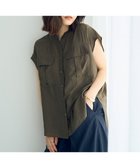 【イェッカ ヴェッカ/YECCA VECCA】のワークデザインスキッパーシャツ Khaki|ID: prp329100004559830 ipo3291000000032341228