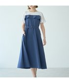 【イェッカ ヴェッカ/YECCA VECCA】のデニムライクラッフルワンピース Blue|ID: prp329100004559834 ipo3291000000032727056