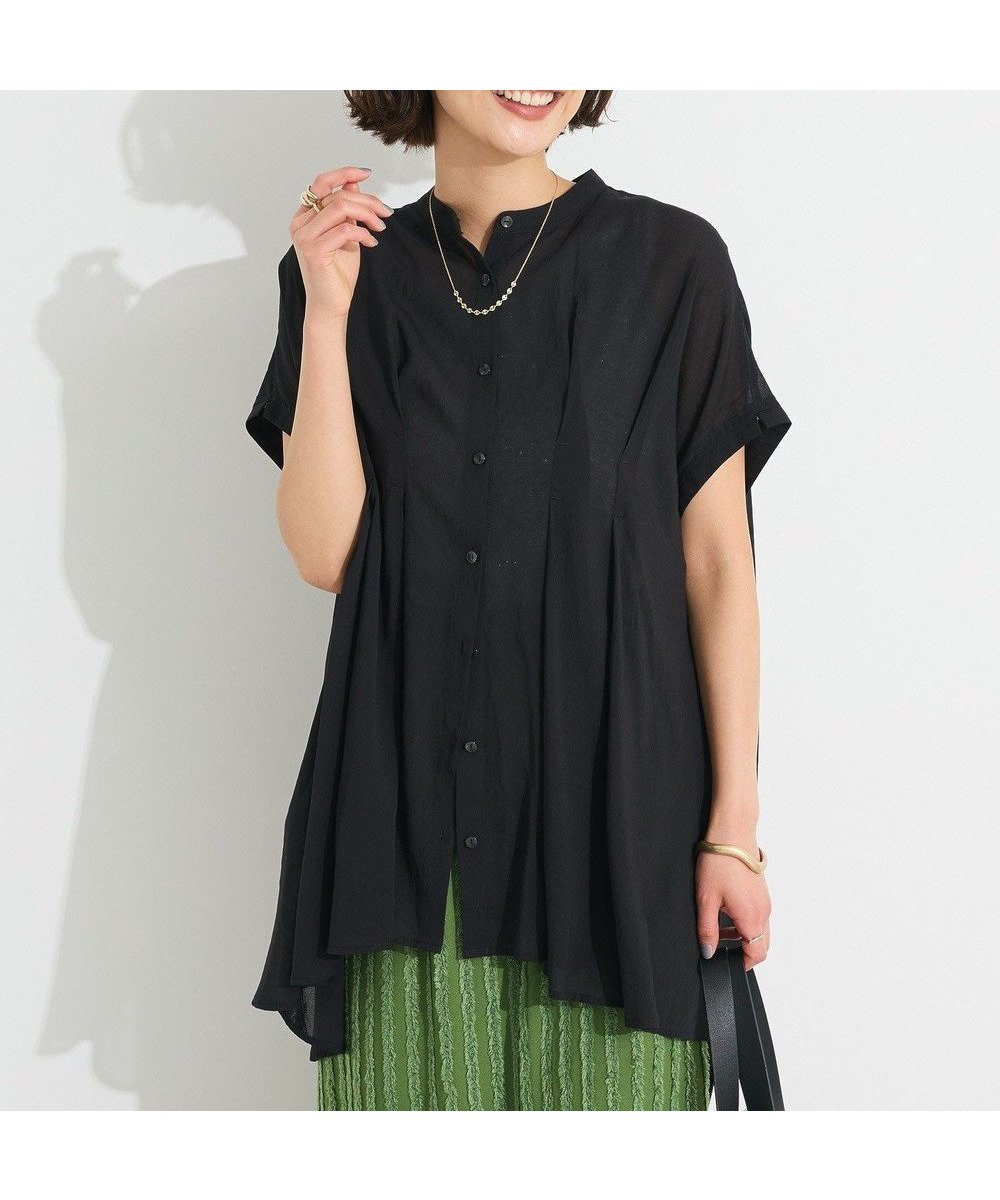 【クラフトスタンダードブティック/CRAFT STANDARD BOUTIQUE】の【追加】ヴィンテージボイルタックチュニック インテリア・キッズ・メンズ・レディースファッション・服の通販 founy(ファニー) 　ファッション　Fashion　レディースファッション　Fashion for Women　ワンピース　Dresses　チュニック　Tunic Tops & Dresses　ヴィンテージ　Vintage Style　春　Spring　チュニック　Tunic, Long Top　フロント　Front, Front Design　ポケット　Pocket, Pocket Detail　羽織　Haori, Light Jacket　S/S・春夏　SS, Spring/Summer, Warm Season　おすすめ　Recommended / Our Picks　夏　Summer　2025年　2025　2025春夏・S/S　Spring/Summer 2025 SS25　Black|ID: prp329100004559842 ipo3291000000032340050