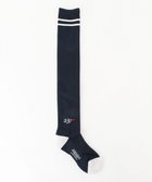 【23区 ゴルフ/NIJYUSANKU GOLF】の【WOMEN】フラッグモチーフ ニーハイソックス ネイビー系|ID: prp329100004559906 ipo3291000000034387949