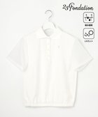 【23区 ゴルフ/NIJYUSANKU GOLF】の【23Fondation/WOMEN】シアー袖 ニットポロ 人気、トレンドファッション・服の通販 founy(ファニー) ファッション Fashion レディースファッション Ladies' Fashion Online トップス・カットソー Tops/Tshirt ニット Knit Tops シャツ/ブラウス Shirts/Blouses ポロシャツ Polo Shirts オーガンジー Organdy シアー Sheer ストレッチ Stretch トレンド Trend ドッキング Docking ポロシャツ Polo Shirt メッシュ Mesh エレガント 上品 Elegant 夏 Summer 春 Spring S/S・春夏 Ss・Spring/Summer thumbnail ホワイト系|ID: prp329100004559997 ipo3291000000032650428