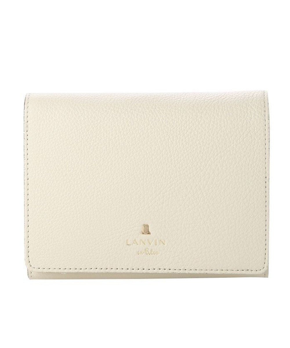 【ランバン オン ブルー/LANVIN en Bleu】のメラニー 二つ折り中Lファスナー財布 インテリア・キッズ・メンズ・レディースファッション・服の通販 founy(ファニー) 　ファッション　Fashion　レディースファッション　WOMEN　財布　Wallets　インナー　Inner　ガーリー　Girly　グリッター　Glitter　シンプル　Simple　ドット　Dot　財布　Wallet　ホワイト|ID: prp329100004560010 ipo3291000000032240137
