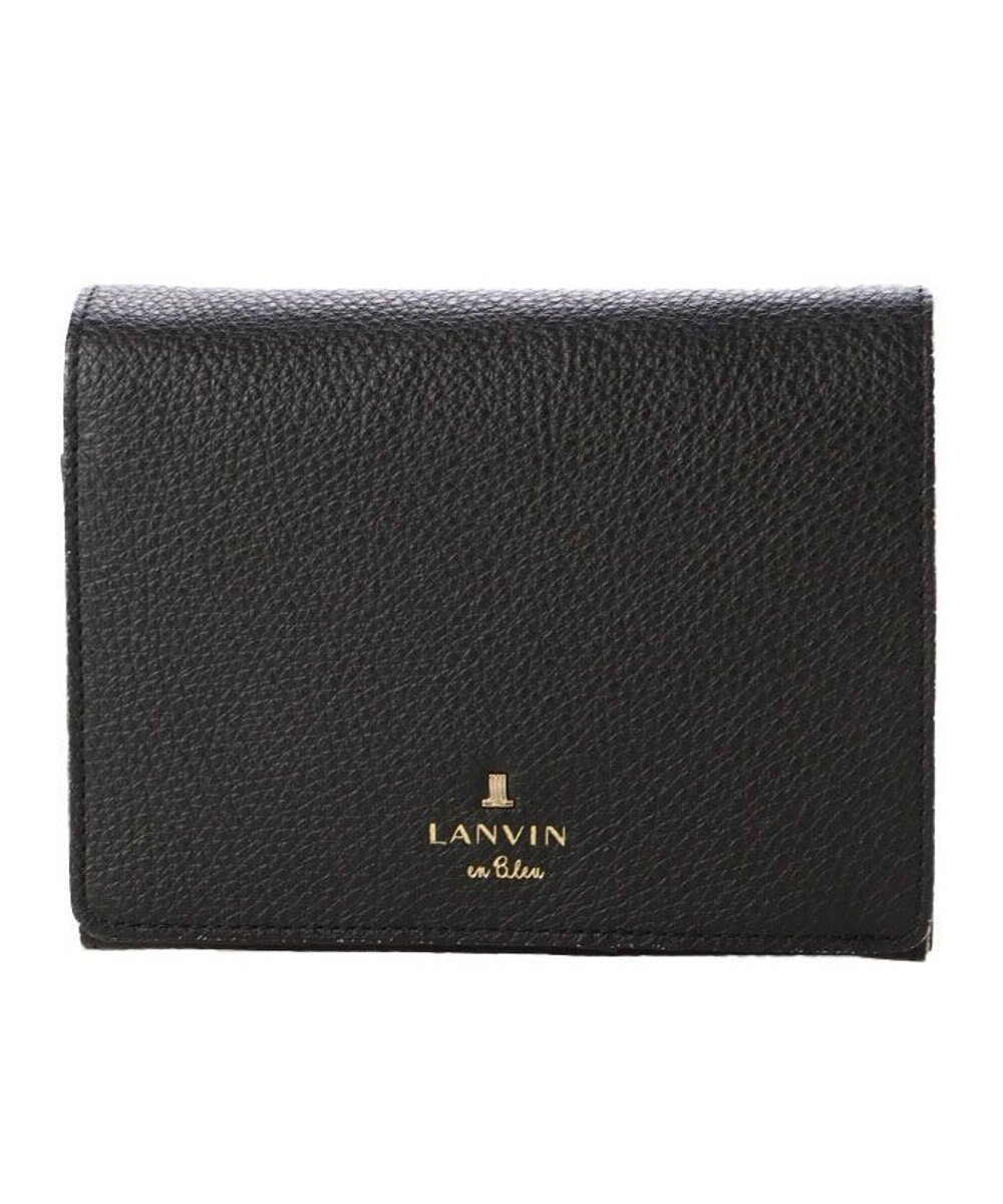 【ランバン オン ブルー/LANVIN en Bleu】のメラニー 二つ折り中Lファスナー財布 インテリア・キッズ・メンズ・レディースファッション・服の通販 founy(ファニー) 　ファッション　Fashion　レディースファッション　WOMEN　財布　Wallets　インナー　Inner　ガーリー　Girly　グリッター　Glitter　シンプル　Simple　ドット　Dot　財布　Wallet　ブラック|ID: prp329100004560010 ipo3291000000032240139