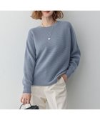 【23区/NIJYUSANKU】の【洗える】ラメウール ドルマンスリーブ ニット サックスブルー系|ID: prp329100004560016 ipo3291000000032663904