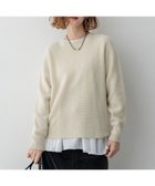 【23区/NIJYUSANKU】の【洗える】ラメウール ドルマンスリーブ ニット アイボリー系|ID: prp329100004560016 ipo3291000000032663907