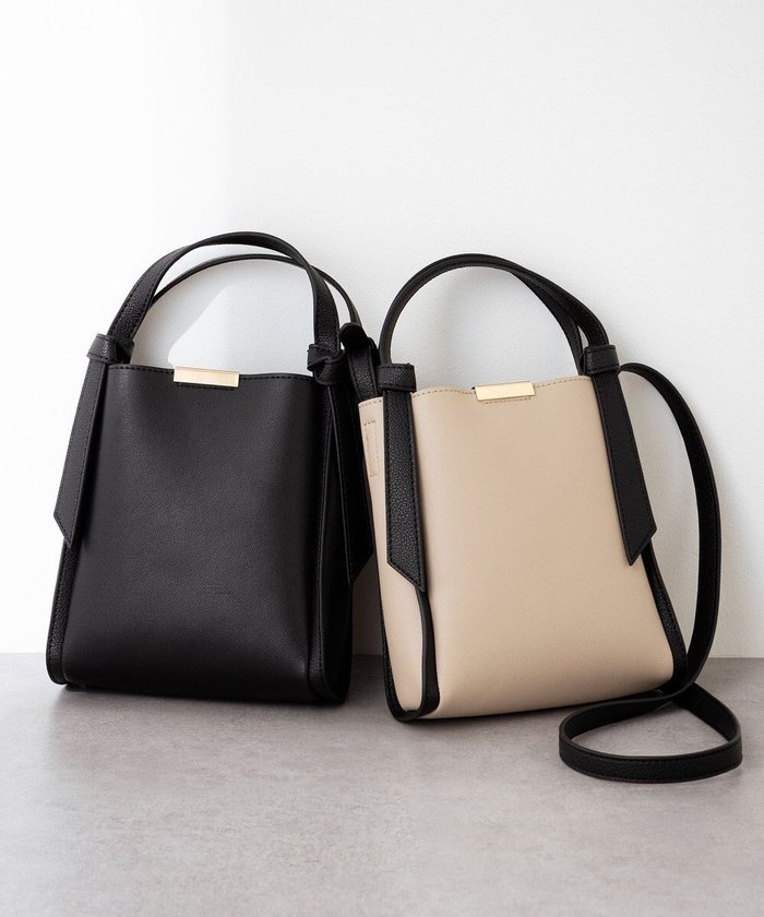 【組曲/KUMIKYOKU】のノットデザイン バッグ Mini インテリア・キッズ・メンズ・レディースファッション・服の通販 founy(ファニー) https://founy.com/ ファッション Fashion レディースファッション Fashion for Women ショルダー Shoulder, Shoulder Strap スマート Smart, Elegant フロント Front, Front Design ポケット Pocket, Pocket Detail エレガント 上品 Elegant 人気 Popular, Best Seller 財布 Wallet, Purse |ID: prp329100004560035 ipo3291000000036113109