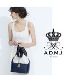 【アクセソワドゥマドモワゼルジャップ/A.D.M.J】の【撥水】牛床革リバティソフト/ソフトショルダーM ネイビー|ID: prp329100004560064 ipo3291000000032726877