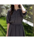 【エニィ スィス/any SiS】の【洗える】カットワークエンブロイダリー ブラウス スレート|ID: prp329100004560070 ipo3291000000032758098