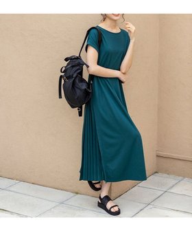 【エニィ スィス/any SiS】の【接触冷感・UVカット・洗える】ハイストレッチスムースサイドプリ-ツ ワンピース 人気、トレンドファッション・服の通販 founy(ファニー) ファッション Fashion レディースファッション WOMEN ワンピース Dress 春 Spring 洗える Washable ギャザー Gather コンビ Combination 切替 Switching 鹿の子 Pique ジャケット Jacket ジャージー Jersey ストレッチ Stretch スニーカー Sneakers スリーブ Sleeve ドレープ Drape 人気 Popularity フレンチ French プリーツ Pleats ラウンド Round 楽ちん Easy S/S・春夏 Ss・Spring/Summer NEW・新作・新着・新入荷 New Arrivals おすすめ Recommend 夏 Summer |ID:prp329100004560092