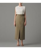 【アンクレイヴ/uncrave】の【吸水速乾・洗濯機洗い可】エコ ドライ チノ Iラインスカート(uncrave STANDARD) ライトカーキ|ID: prp329100004560119 ipo3291000000034274203