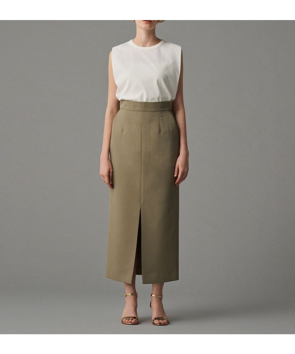 【アンクレイヴ/uncrave】の【吸水速乾・洗濯機洗い可】エコ ドライ チノ Iラインスカート(uncrave STANDARD) インテリア・キッズ・メンズ・レディースファッション・服の通販 founy(ファニー) ファッション Fashion レディースファッション Fashion for Women スカート Skirts 吸水 Absorbent, Quick-Dry スリット Slit, Slit Detail ブルゾン Blouson, Bomber Jacket ロング Long, Long-Length A/W・秋冬 Autumn/Winter S/S・春夏 SS, Spring/Summer, Warm Season 夏 Summer ライトカーキ|ID: prp329100004560119 ipo3291000000034274203