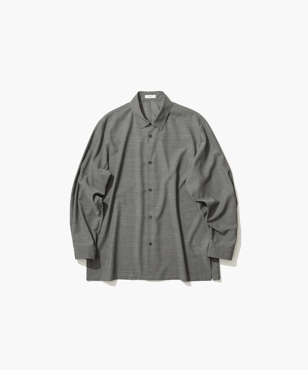 【エイトン/ATON】のTWIST WOOL TROPICAL オーバーサイズシャツ - UNISEX 人気、トレンドファッション・服の通販 founy(ファニー) 　ファッション　Fashion　レディースファッション　WOMEN　トップス・カットソー　Tops/Tshirt　シャツ/ブラウス　Shirts/Blouses　春　Spring　カーディガン　Cardigan　ストレッチ　Stretch　ユニセックス　Unisex　リラックス　Relax　S/S・春夏　Ss・Spring/Summer　夏　Summer　 other-1|ID: prp329100004560670 ipo3291000000032245587