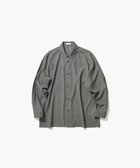 【エイトン/ATON】のTWIST WOOL TROPICAL オーバーサイズシャツ - UNISEX 人気、トレンドファッション・服の通販 founy(ファニー) ファッション Fashion レディースファッション WOMEN トップス・カットソー Tops/Tshirt シャツ/ブラウス Shirts/Blouses 春 Spring カーディガン Cardigan ストレッチ Stretch ユニセックス Unisex リラックス Relax S/S・春夏 Ss・Spring/Summer 夏 Summer thumbnail GRAY TOP|ID: prp329100004560670 ipo3291000000032245588