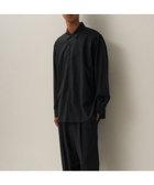 【エイトン/ATON】のTWIST WOOL TROPICAL オーバーサイズシャツ - UNISEX 人気、トレンドファッション・服の通販 founy(ファニー) ファッション Fashion レディースファッション WOMEN トップス・カットソー Tops/Tshirt シャツ/ブラウス Shirts/Blouses 春 Spring カーディガン Cardigan ストレッチ Stretch ユニセックス Unisex リラックス Relax S/S・春夏 Ss・Spring/Summer 夏 Summer thumbnail BLACK|ID: prp329100004560670 ipo3291000000032245589