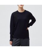 【ベイジ,/BEIGE,】の【洗える】WILLOW / アシンメトリーレースクルーネックニット Navy×Black|ID: prp329100004560684 ipo3291000000033669696