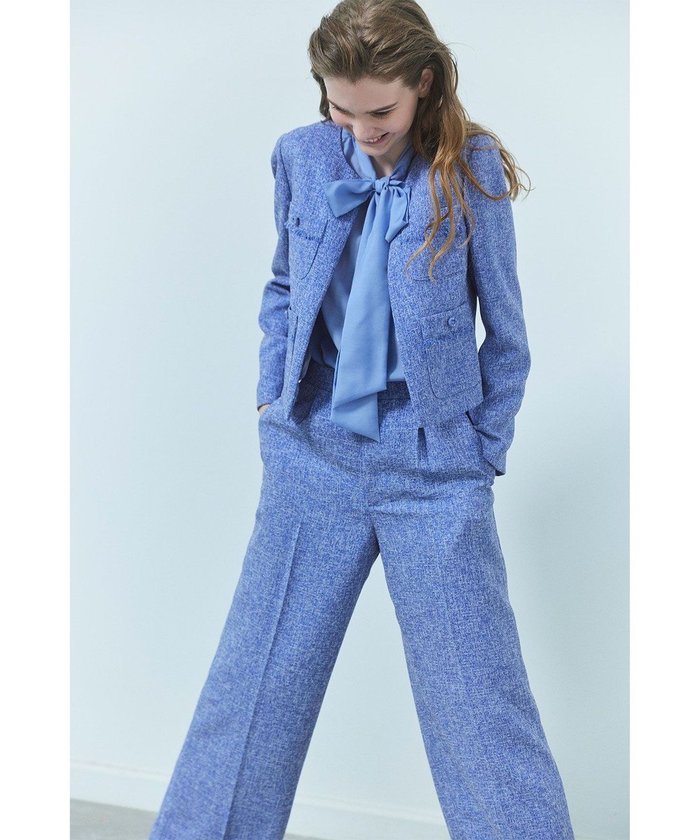 【トッカ/TOCCA】の【洗える】MIST TWEED パンツ インテリア・キッズ・メンズ・レディースファッション・服の通販 founy(ファニー) https://founy.com/ ファッション Fashion レディースファッション Fashion for Women パンツ Pants & Trousers 2025年 2025 2025春夏・S/S Spring/Summer 2025 SS25 ツイード Twill, Twill Weave 夏 Summer S/S・春夏 SS, Spring/Summer, Warm Season 洗える Machine Washable A/W・秋冬 Autumn/Winter |ID: prp329100004560685 ipo3291000000032650407