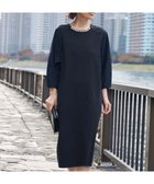 【自由区/JIYU-KU】の【カタログ掲載・洗える】パールディティールニット ワンピース ネイビー|ID: prp329100004560699 ipo3291000000032733431