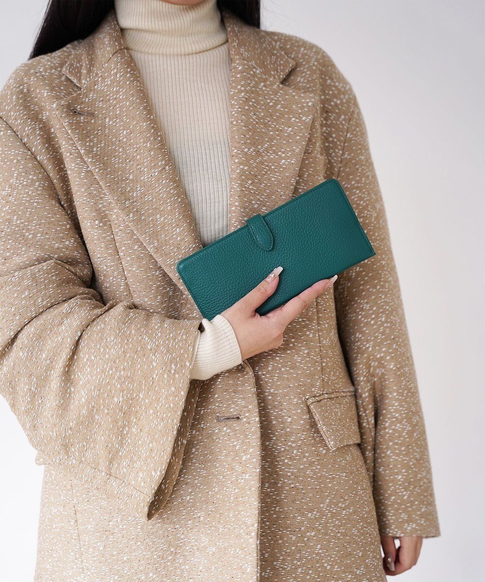 【アトリエヌウ/Atelier nuu】の【薄マチ/ミニマル/長財布/本革】lim スマートロングウォレット インテリア・キッズ・メンズ・レディースファッション・服の通販 founy(ファニー) 　ファッション　Fashion　レディースファッション　WOMEN　財布　Wallets　イタリア　Italy　ウォレット　Wallet　シンプル　Simple　スリム　Slim　財布　Wallet　ポケット　Pocket　おすすめ　Recommend　エレガント 上品　Elegant　グリーン|ID: prp329100004560721 ipo3291000000032246327