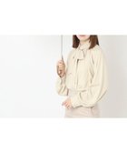 【ムーンバット/MOONBAT】のランバン オン ブルー 晴雨兼用日傘 折りたたみ傘 ドビー×フリル 遮光 遮熱 UV ベージュ|ID: prp329100004560725 ipo3291000000032696348