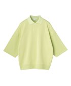 【ハーグ/HAAG】の【スマイルコットン使用/肌に優しい】HALF SLEEVE SWEAT POLO SHIRTS ポロシャツ 人気、トレンドファッション・服の通販 founy(ファニー) ファッション Fashion レディースファッション WOMEN トップス・カットソー Tops/Tshirt シャツ/ブラウス Shirts/Blouses パーカ Sweats ロング / Tシャツ T-Shirts ポロシャツ Polo Shirts スウェット Sweat カットソー Cut and Sewn 春 Spring カシミヤ Cashmere カットソー Cut And Sew 吸水 Water Absorption ショルダー Shoulder タンブラー Tumbler ドロップ Drop バランス Balance パターン Pattern ポロシャツ Polo Shirt ワイド Wide S/S・春夏 Ss・Spring/Summer おすすめ Recommend 夏 Summer thumbnail ライム|ID: prp329100004560735 ipo3291000000032246485