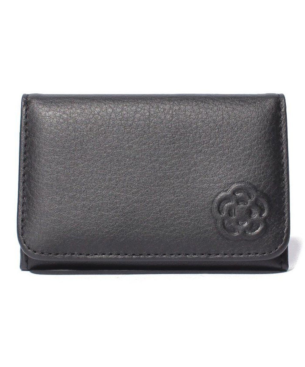 【クレイサス/CLATHAS】のワッフル 名刺入れ インテリア・キッズ・メンズ・レディースファッション・服の通販 founy(ファニー) 　ファッション　Fashion　レディースファッション　WOMEN　財布　Wallets　カードケース/名刺入れ　Card Cases　フェミニン　Feminine　フラワー　Flower　ポケット　Pocket　ワッフル　Waffle　ワンポイント　One Point　財布　Wallet　ブラック|ID: prp329100004560744 ipo3291000000032246677