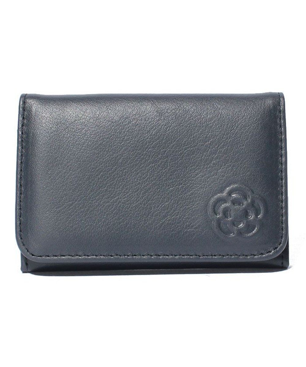 【クレイサス/CLATHAS】のワッフル 名刺入れ インテリア・キッズ・メンズ・レディースファッション・服の通販 founy(ファニー) 　ファッション　Fashion　レディースファッション　WOMEN　財布　Wallets　カードケース/名刺入れ　Card Cases　フェミニン　Feminine　フラワー　Flower　ポケット　Pocket　ワッフル　Waffle　ワンポイント　One Point　財布　Wallet　ネイビー|ID: prp329100004560744 ipo3291000000032246681