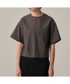 【アンクレイヴ/uncrave】の【手洗い可】シアー ブラウス(uncrave WHITE) 人気、トレンドファッション・服の通販 founy(ファニー) ファッション Fashion レディースファッション Fashion for Women トップス・カットソー Cut & Sew Tops シャツ・ブラウス・オフィスカジュアル Elegant Blouses & Button-Ups 春 Spring シアー Sheer, See-Through シンプル Simple, Minimal スリット Slit, Slit Detail タフタ Taffeta, Structured Fabric ブルゾン Blouson, Bomber Jacket S/S・春夏 SS, Spring/Summer, Warm Season 夏 Summer thumbnail スレート|ID: prp329100004560749 ipo3291000000034273491