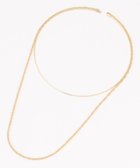 【ジェイプレスヨークストリート/J.PRESS YORK STREET】の【WOMEN】フープチェーン ネックレス ゴールド系|ID: prp329100004560762 ipo3291000000033648395