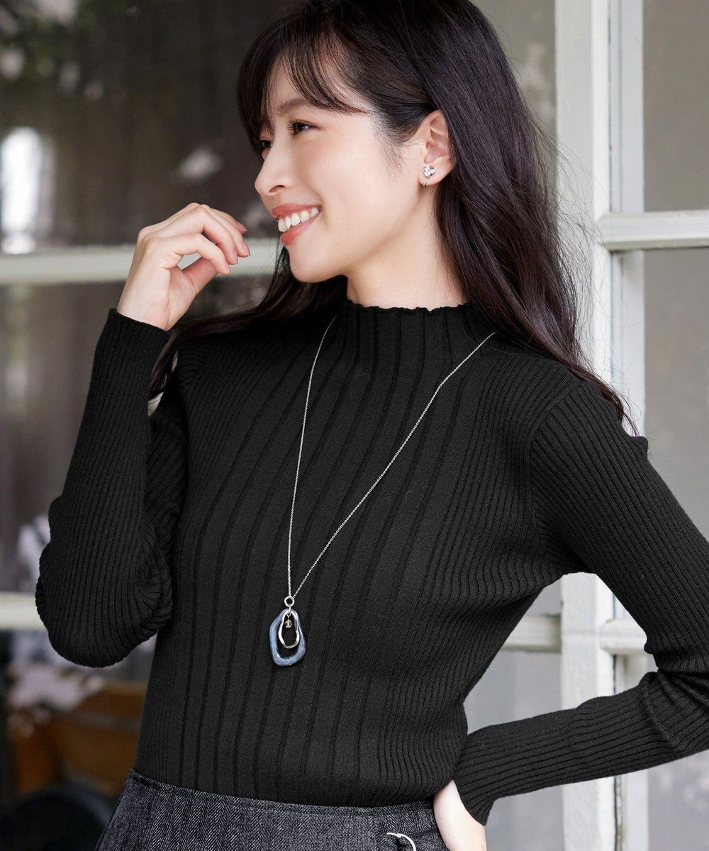 【ティアクラッセ/Tiaclasse】の【新色追加・洗える】ランダムリブニットプルオーバー インテリア・キッズ・メンズ・レディースファッション・服の通販 founy(ファニー) ファッション Fashion レディースファッション Fashion for Women トップス・カットソー Cut & Sew Tops ニット Knit Tops & Sweaters カジュアルプルオーバー・ニットトップス Pullovers & Knit Tops / Casual Pullovers アクセサリー Fashion Accessories インナー Innerwear ウォッシャブル Machine Washable 春 Spring 洗える Machine Washable 秋 Autumn カーディガン Cardigan, Knitwear シューズ Shoes, Footwear シンプル Simple, Minimal ジャケット Jacket, Outerwear スマート Smart, Elegant セーター Sweater, Knitwear チュニック Tunic, Long Top トレンド Trend, Trending Now ベーシック Basic, Essential ボトルネック Bottle Neck, Mock Neck 無地 Plain, Solid Color 冬 Winter / This Winter A/W・秋冬 Autumn/Winter 再入荷 Restock / Back in Stock 新作・新入荷 New Arrivals / New In ブラックA|ID: prp329100004560774 ipo3291000000034464862