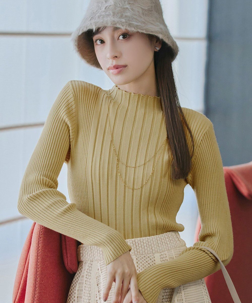 【ティアクラッセ/Tiaclasse】の【新色追加・洗える】ランダムリブニットプルオーバー インテリア・キッズ・メンズ・レディースファッション・服の通販 founy(ファニー) ファッション Fashion レディースファッション Fashion for Women トップス・カットソー Cut & Sew Tops ニット Knit Tops & Sweaters カジュアルプルオーバー・ニットトップス Pullovers & Knit Tops / Casual Pullovers アクセサリー Fashion Accessories インナー Innerwear ウォッシャブル Machine Washable 春 Spring 洗える Machine Washable 秋 Autumn カーディガン Cardigan, Knitwear シューズ Shoes, Footwear シンプル Simple, Minimal ジャケット Jacket, Outerwear スマート Smart, Elegant セーター Sweater, Knitwear チュニック Tunic, Long Top トレンド Trend, Trending Now ベーシック Basic, Essential ボトルネック Bottle Neck, Mock Neck 無地 Plain, Solid Color 冬 Winter / This Winter A/W・秋冬 Autumn/Winter 再入荷 Restock / Back in Stock 新作・新入荷 New Arrivals / New In イエロー|ID: prp329100004560774 ipo3291000000034464865