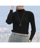 【ティアクラッセ/Tiaclasse】の【新色追加・洗える】ランダムリブニットプルオーバー ブラック|ID: prp329100004560774 ipo3291000000034464866