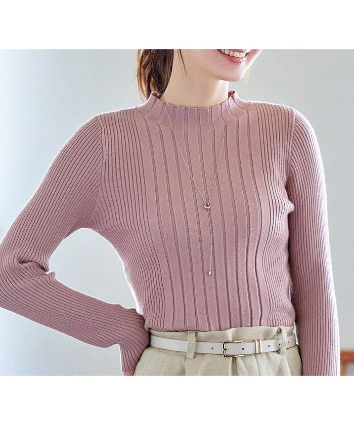 【ティアクラッセ/Tiaclasse】の【新色追加・洗える】ランダムリブニットプルオーバー インテリア・キッズ・メンズ・レディースファッション・服の通販 founy(ファニー) https://founy.com/ ファッション Fashion レディースファッション Fashion for Women トップス・カットソー Cut & Sew Tops ニット Knit Tops & Sweaters カジュアルプルオーバー・ニットトップス Pullovers & Knit Tops / Casual Pullovers アクセサリー Fashion Accessories インナー Innerwear ウォッシャブル Machine Washable 春 Spring 洗える Machine Washable 秋 Autumn カーディガン Cardigan, Knitwear シューズ Shoes, Footwear シンプル Simple, Minimal ジャケット Jacket, Outerwear スマート Smart, Elegant セーター Sweater, Knitwear チュニック Tunic, Long Top トレンド Trend, Trending Now ベーシック Basic, Essential ボトルネック Bottle Neck, Mock Neck 無地 Plain, Solid Color 冬 Winter / This Winter A/W・秋冬 Autumn/Winter 再入荷 Restock / Back in Stock 新作・新入荷 New Arrivals / New In |ID: prp329100004560774 ipo3291000000034736262